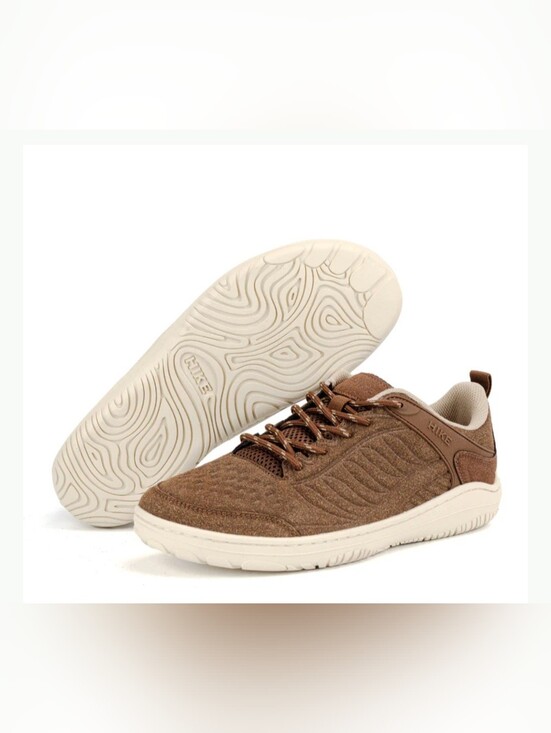 Hike Footwear Shoes - Hike Ridge Plus Tan Suede Casual Sneakers. Women's 9/9.5 Wide Toe Box Athleisure
